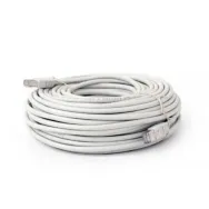 Patch cord s/ftp Spacer, cat6, cupru-aluminiu 10m, alb