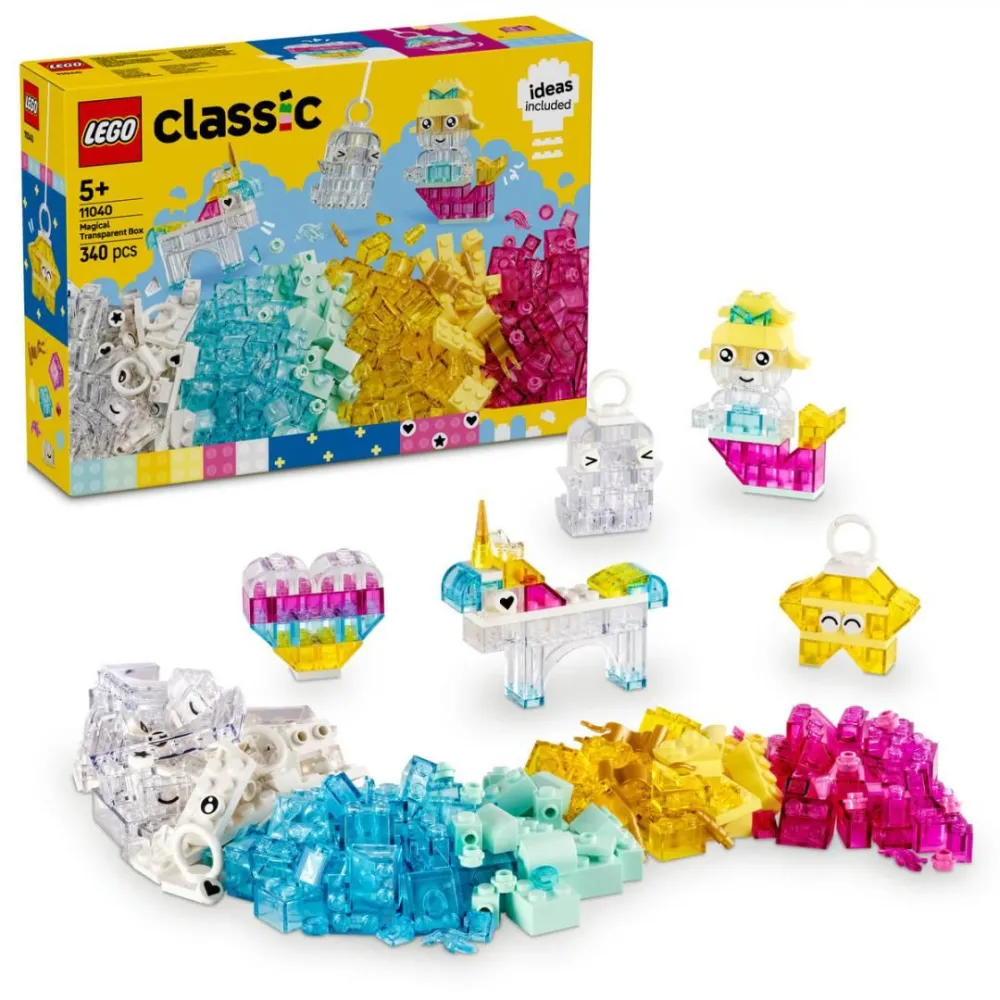 Cutie transparenta magica lego 11040