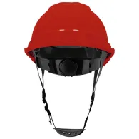 Casca de protectie industriala ventilata / rosu