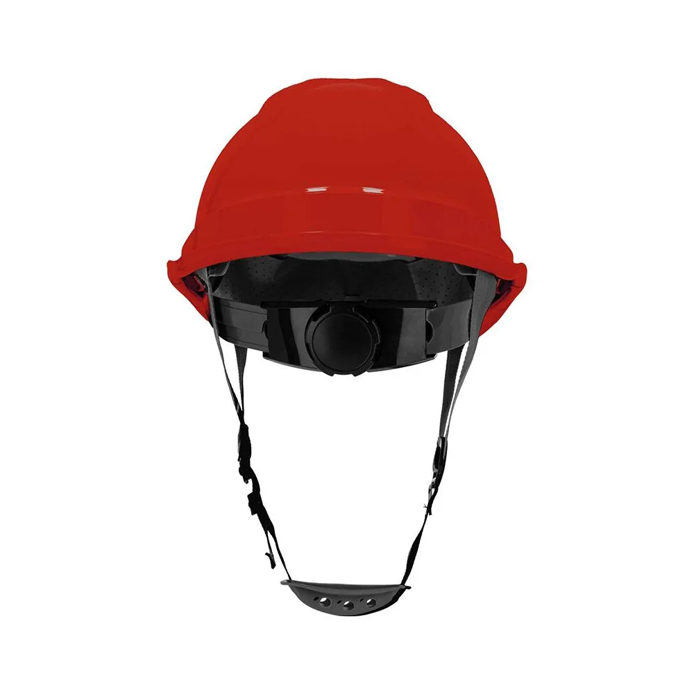 Casca de protectie industriala ventilata / rosu