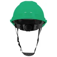 Casca de protectie industriala ventilata / verde