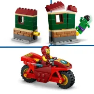 Iron man cu motocicleta si hulk lego 76287
