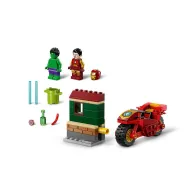 Iron man cu motocicleta si hulk lego 76287