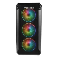 GENESIS Irid 503 ARGB Micro Tower Negru, Transparente