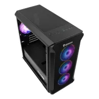 GENESIS Irid 503 ARGB Micro Tower Negru, Transparente