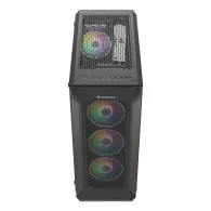 GENESIS Irid 505 ARGB Midi Tower Negru, Transparente