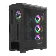 GENESIS Irid 505 ARGB Midi Tower Negru, Transparente