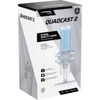 HyperX QuadCast 2 - Microfon USB (gri)
