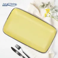 Platou ceramica 32x20 cm medeea