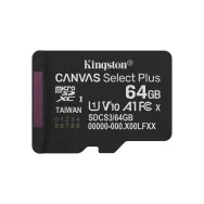 Kingston Technology Canvas Select Plus Gen3 64 Giga Bites MicroSDXC UHS-I Clasa 10