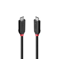 Lindy 37002 cabluri USB USB4 Gen 3x2 2 m USB C Negru