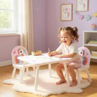 Set 2 scaune +birou unicorns u-grow