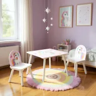 Set 2 scaune +birou unicorns u-grow