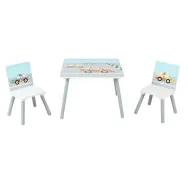 Set 2 scaune +birou cars u-grow