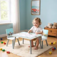 Set 2 scaune +birou cars u-grow