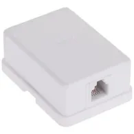 PRIZA UTP SIMPLA  CAT5, alb