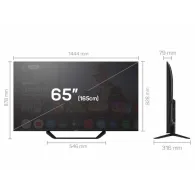 Tesla google tv dled 65e655bus 165 cm uhd blackdvb