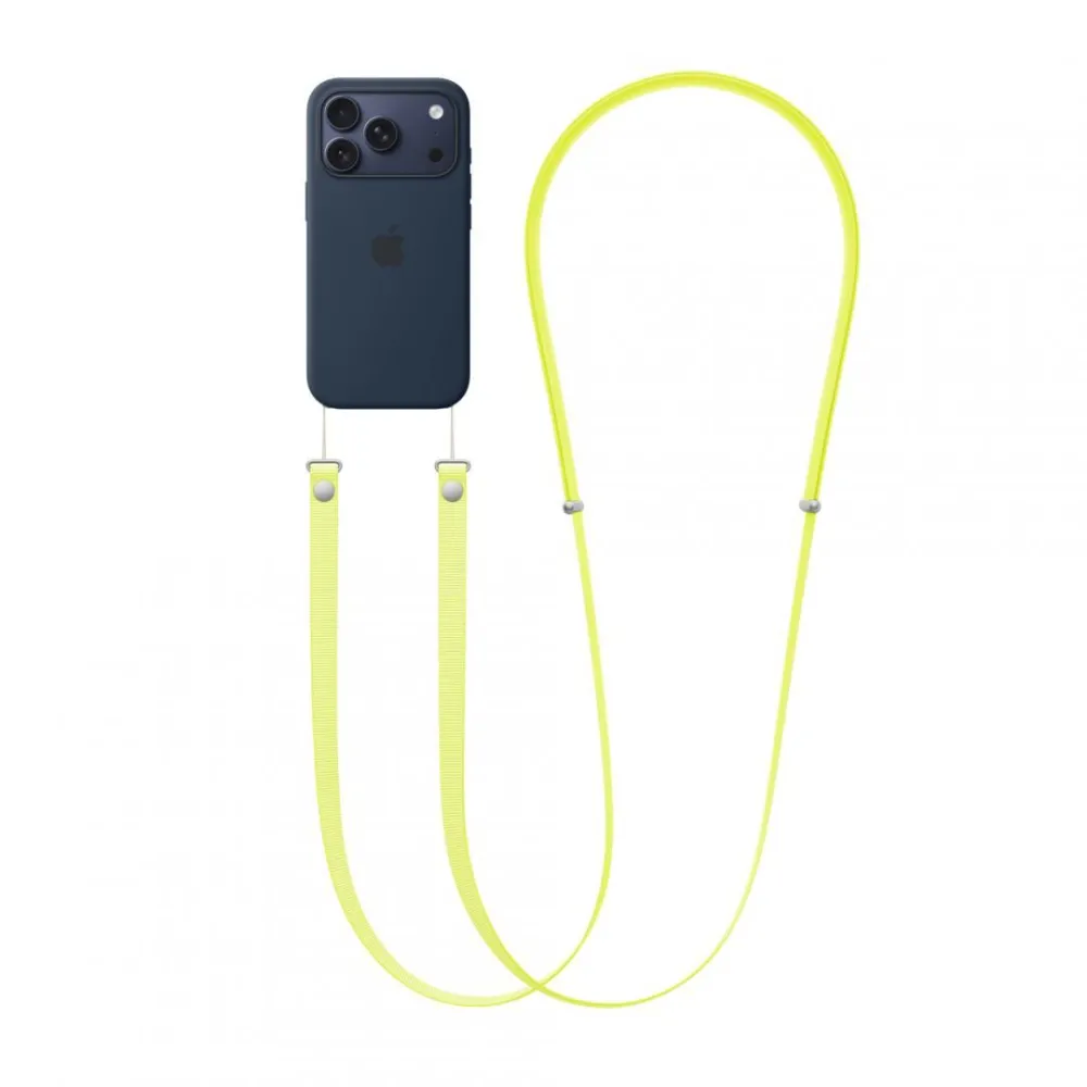 Crossbody strap - neon yellow