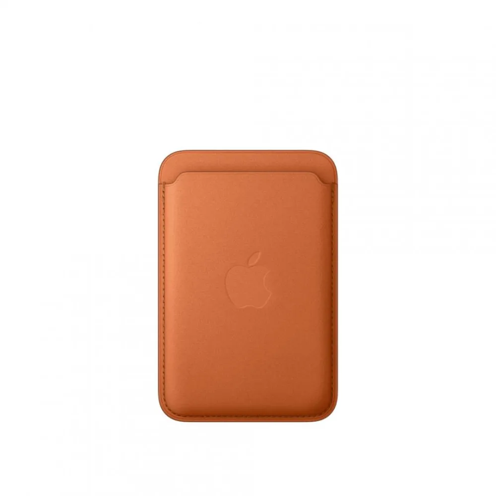 Iphone finewoven wallet with magsafe – fox orange