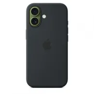 Iphone 17 silicone case with magsafe - black