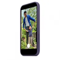 Iphone 17 silicone case with magsafe - purple fog