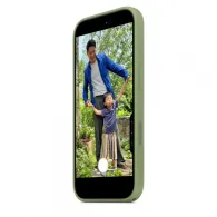 Iphone 17 silicone case with magsafe - light moss