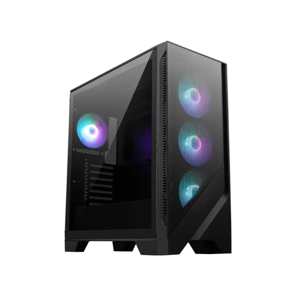 MSI MAG Forge 320R AIRFLOW Micro Tower Negru, Transparente