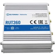 Teltonika rut360 industrial lte router cat.6 1x lan 1x wan 100mb/s wifi 2.4ghz rut360 000000 (timbru verde 0.8 lei)