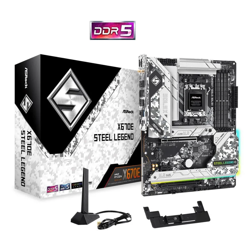Placa de baza AsRock Socket X670E STEEL LEGEND AM5