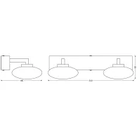 Aplica led inteligenta pentru baie ledvance smart+ wifi orbis elypse