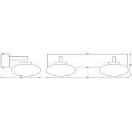 Aplica led inteligenta pentru baie ledvance smart+ wifi orbis elypse
