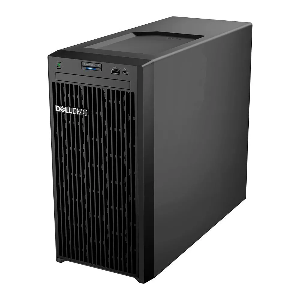 Dell poweredge t150 rack serverintel xeon e-2314)16gb 3200mt/s udimm1tb 7.2k rpm sata entryno controlleridrac9 basicbroadcom