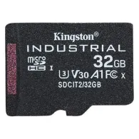 Kingston 32gb microsdhc industrial c10 a1 pslc card single pack