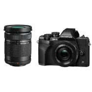 Olympus e-m10 iv 1442 ez pancake double zoom kit blk/blk