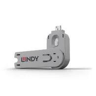 Lindy usb type a port blocker key alb