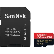 Micro secure digital card sandisk extreme plus 64gb clasa 10