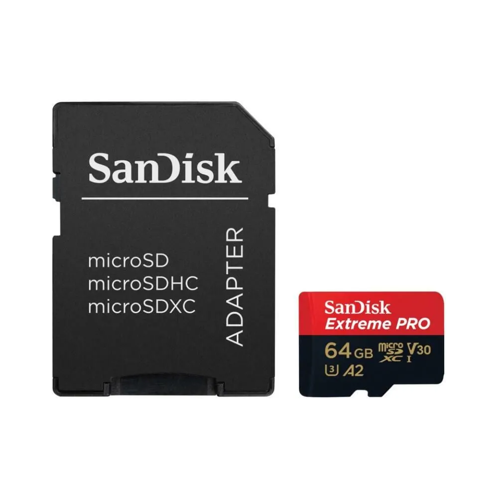 Micro secure digital card sandisk extreme plus 64gb clasa 10