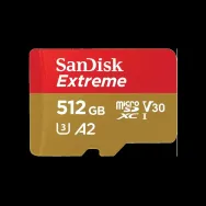 Micro secure digital card sandisk extreme 256gb clasa 10 r/w