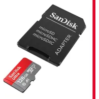 Micro secure digital card sandisk ultra 128gb clasa 10 r/w