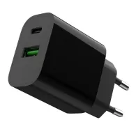 Gembird 2-port 20w usb fast charger black