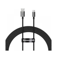Cablu alimentare si date baseus superior fast charging data cable pt. smartphone usb la usb type-c 100w 1.5m negru p103201021