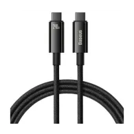 Cablu alimentare si date baseus tungsten gold fast charging data cable pt. smartphone usb type-c la usb type-c pd 3.1 240w br