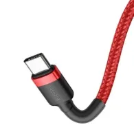 Cablu alimentare si date baseus cafule fast charging data cable pt. smartphone usb type-c la usb type-c 3a / 60w braided 2m r