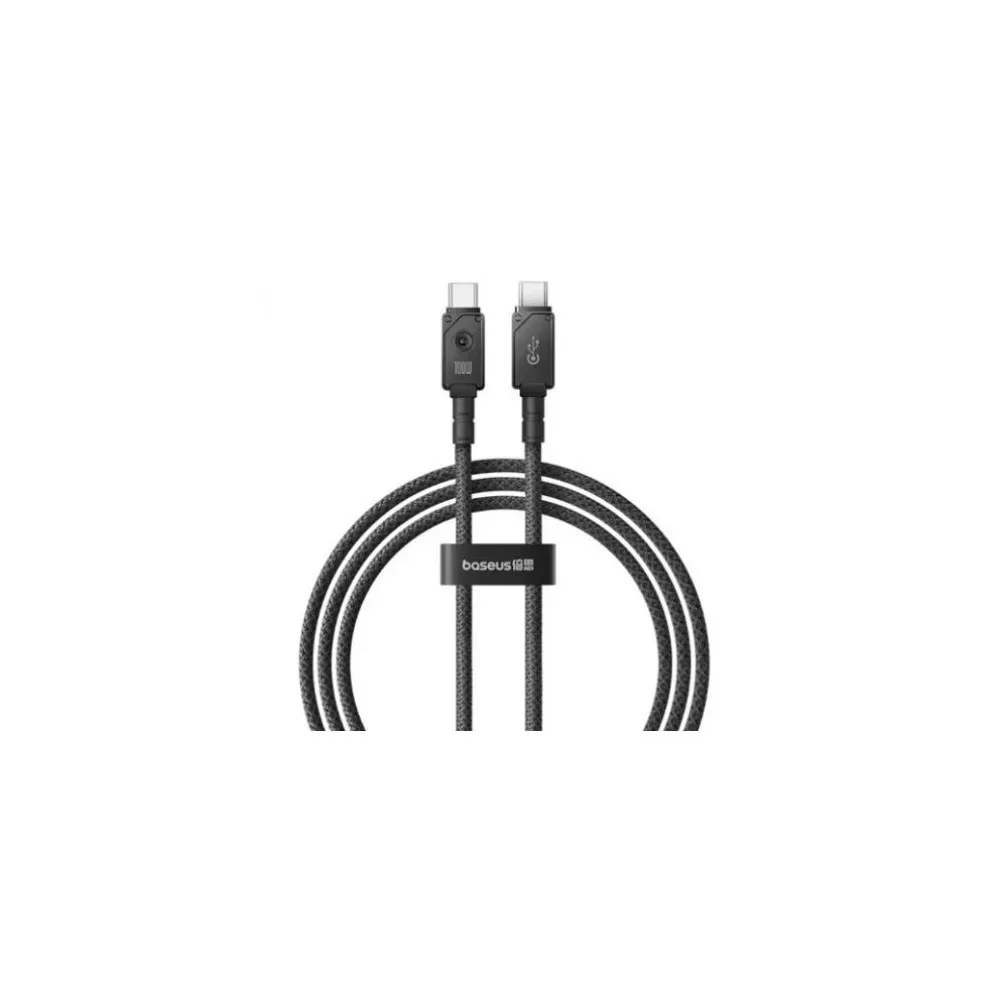 Cablu alimentare si date baseus unbreakable fast charging data cable pt. smartphone usb type-c la usb type-c 100w 2m braided
