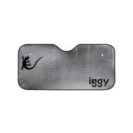 Parasolar auto iggy pentru parbriz fata dubla folie din aluminiu 2 x ventuze prindere dimensiune 150 x 80 cm igaa-paras-150
