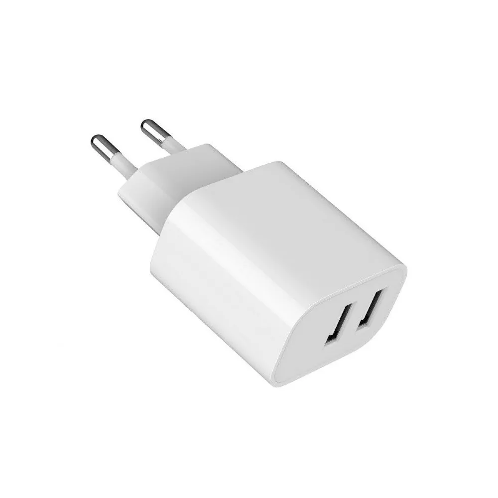 Gembird 2-port universal usb charger 2.4a white