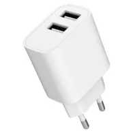 Gembird 2-port universal usb charger 2.4a white