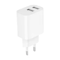 Gembird 2-port universal usb charger 2.4a white