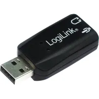 Placa de sunet logilink extern 5.1 interfata usb 2.0 conectori 3.5 mm jack ua0053 (include tv 0.18lei) Logilink - 1