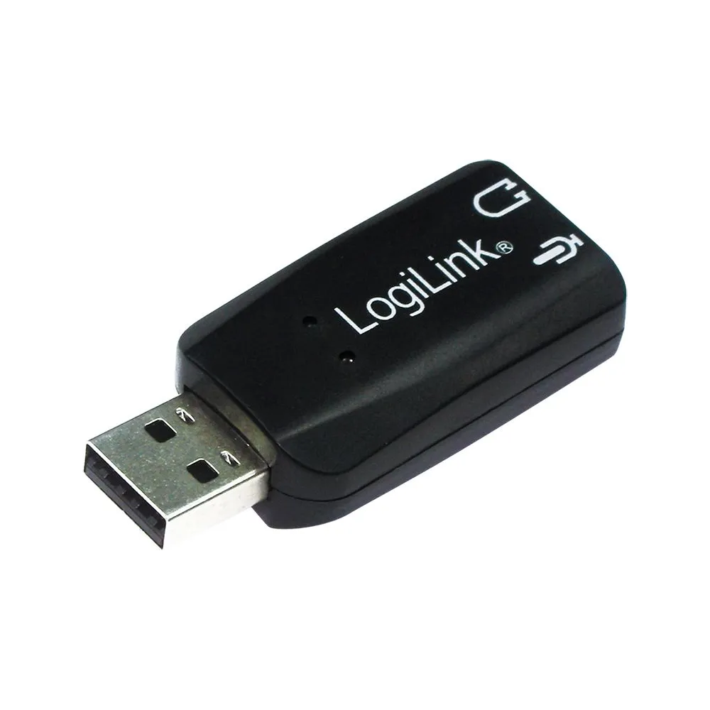 Placa de sunet logilink extern 5.1 interfata usb 2.0 conectori 3.5 mm jack ua0053 (include tv 0.18lei) Logilink - 1